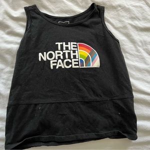 north face pride crop top